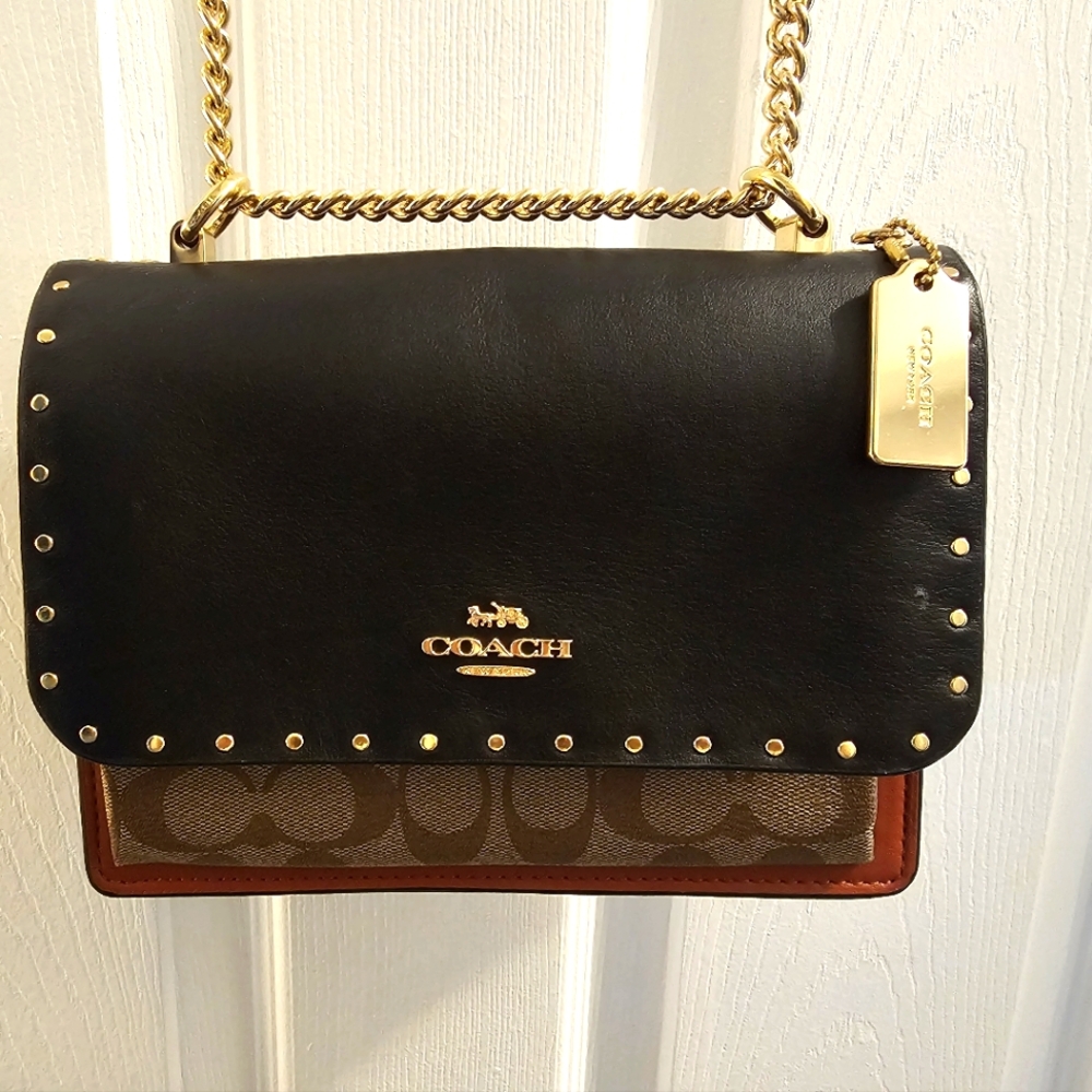 Coach Klare Crossbody in Signature Print & Leather
